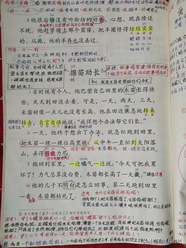 二年级下册语文第12课《寓言二则》课堂笔记