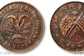 湖南省造当制钱二十文双旗币价值几何图片