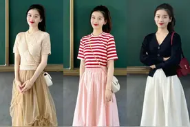 夏天老师上班怎么穿？温柔小姐姐演绎优雅通勤风图片