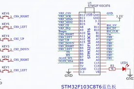STM32F103C8T6标准库函数实现多按键检测 | 状态机短按、长按识别图片