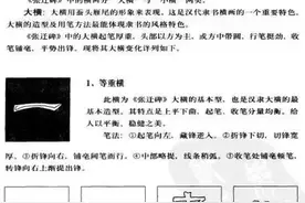 隶书教程张迁碑笔法详解，超级干货，果断收藏图片