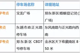 高考期间，郑州这些地方停车免费！图片