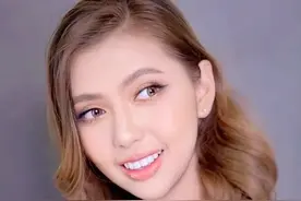维妮达小姐姐，老挝美女中的美女，代表着老挝的最美面孔之一图片