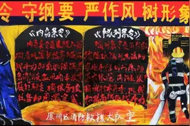 固原市消防救援支队开展条令纲要主题板报展评活动图片