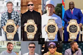 百达斐丽玫瑰金鹦鹉螺，众星追捧的一款表图片