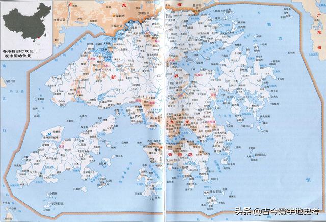 香港有什么市，香港区域划分图（香港特别行政区地图）