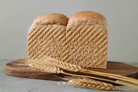 100%真全麦吐司，这样做长得高不塌陷图片