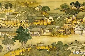 将清明上河图放大100倍，看出一尴尬场景，树下睡觉小伙在干啥图片