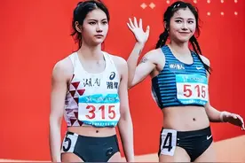 为啥夏思凝跑不赢吴艳妮？两张身材对比图说明一切，原来关键是腰图片