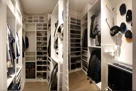 55岁阿姨的家火了，客厅隔出衣帽间，收纳倍增家务减半，太厉害了图片