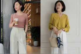 春夏“裤子”推荐这3款，直筒裤、阔腿裤、西装裤，简约时髦图片