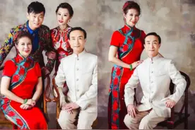 年逾60的巩汉林晒全家福合影！儿子留须被骂不孝，上亿豪宅被热议图片