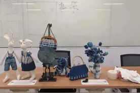 用板蓝根做出美丽的扎染？在这里制作独一无二的围巾→图片