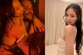 Jennie被拍到紧贴法国男子亲吻！深夜亲上火线证实对方的真实身份图片