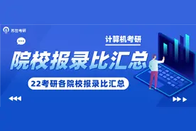 各院校计算机专业22考研报录比汇总图片