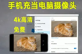 台式电脑没有摄像头？轻松调用手机摄像头开直播上网课开会议图片