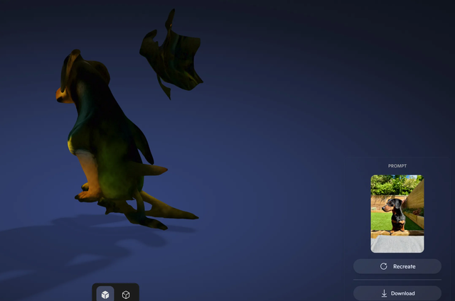 微软上线Copilot 3D，零基础用户也能建模3D