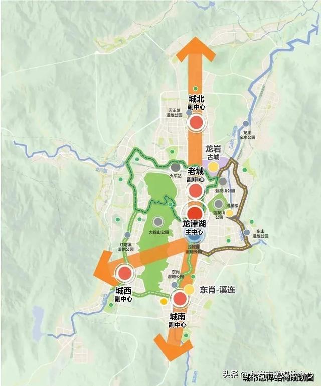 速看~ 龙岩市中心城区主城区总体城市设计出炉