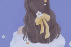 温柔的女生插画｜超好看的不露脸背影头像，每一张都想保存图片