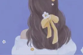 温柔的女生插画｜超好看的不露脸背影头像，每一张都想保存图片