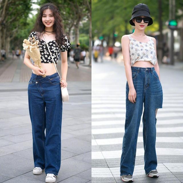 "阔腿裤 平底鞋"小个子这样穿,舒适显腿长