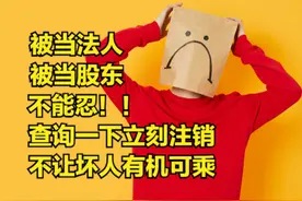 如何精准查询自己有没有被当股东、被当法人图片