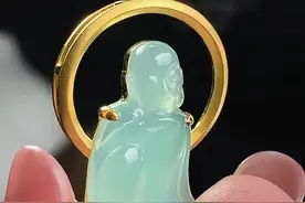 废料美学｜没人要的边角料，通过雕刻变身成脱俗的禅意翡翠图片