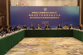陕西省工商联（总商会）国际合作工作委员会成立图片