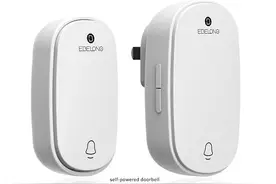 免电池自发电无线门铃远程控制无需布线图片