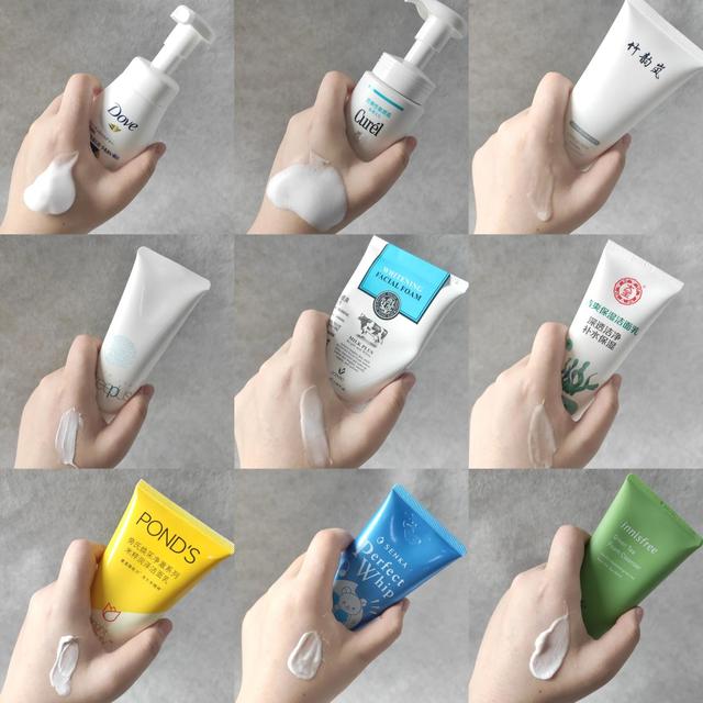 实测九款洗面奶：旁氏便宜但爆痘过敏！两款国货洁面值得入手