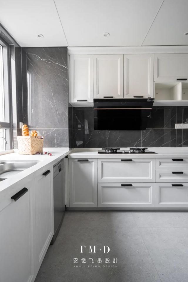 长方形厨房为什么不做l型布局?洗切煮一条线,是真的方便