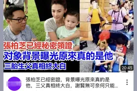 港媒曝张柏芝领证！带子改嫁，三胎生父浮出水面，谢贤疑抢抚养权图片