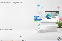 微软放出新的全屏广告，要求用户将Edge设置为默认浏览器图片