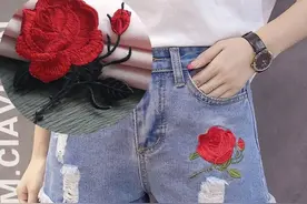 衣服破了一个洞不要丢弃，几个缝补小技巧轻松让衣服美观又好看图片