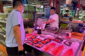 宁夏银川：淡水虹鳟鱼冒充挪威三文鱼 查图片