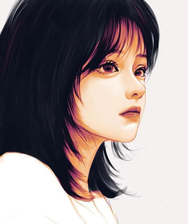 头像/美女侧脸头像集锦