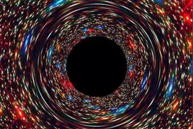 被黑洞吞噬的物质都去了哪里？图片