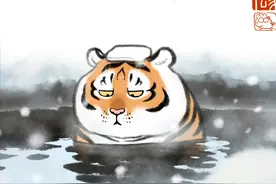 “猛虎”变“萌虎”，一组萌萌哒的老虎带娃图分享图片