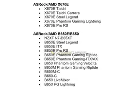 “中端旗舰”，华擎曝光 AMD 新一代 B650E 主板图片