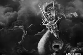 民间故事：蛟龙渡劫，向男子讨封，男子：好大一条龙啊图片