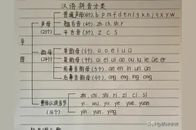 一年级拼音学习（声母+韵母+整体认读音节）知识点图片