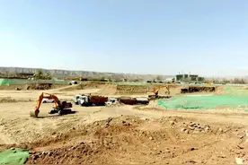 一座公园扮靓一座城——临夏市人民公园建设项目全力推进图片