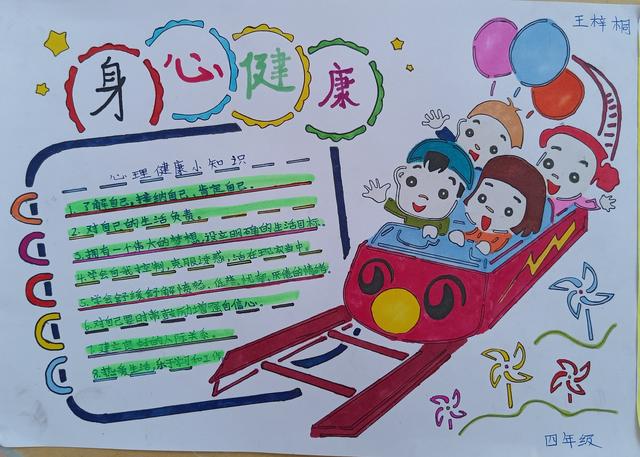 经开区双吉中学校开展"关爱心灵 健康成长"心理健康手抄报比赛 - 冷求