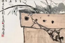 潘天寿国画作品欣赏图片