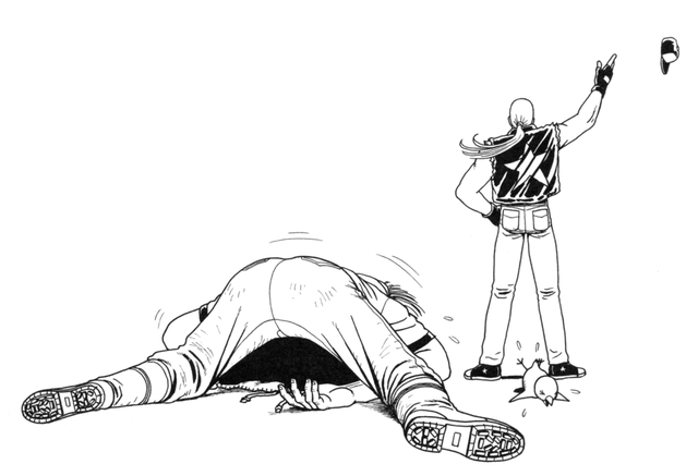 经典街机《饿狼传说》怪不得东丈没女朋友，原来训练时被鳄鱼咬了