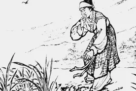民间故事：农夫给岳母送鸡，见她衣裙扣子系错，慌忙捅破窗户就跑图片