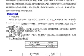 高中数学必需｜三年数学典型基础必考知识点和题型归纳大全图片