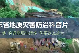 科普宣传丨突遇崩塌与滑坡，你要这样逃生！图片