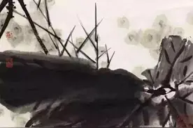 潘天寿绘画100幅欣赏：运笔畅快，气势如虹图片