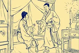 民间故事：妻子留男人在家躲雨，男人说，明天守好你丈夫别让上工图片